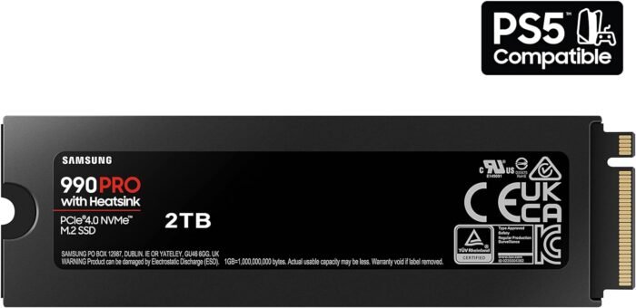 Samsung 990 PRO 2TB M.2 NVMe Internal SSD with Heatsink - Black (MZ-V9P2T0CW) - Image 11